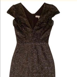 black cocktail dress